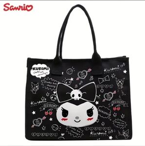 Hello Kitty KUROMI Black Tote Bag!